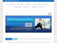 Tablet Screenshot of cendeisss.sa.cr